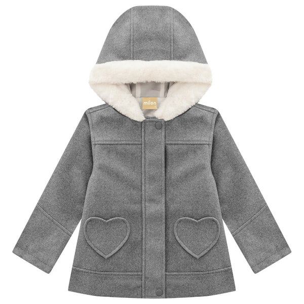 Gray Parka Coat