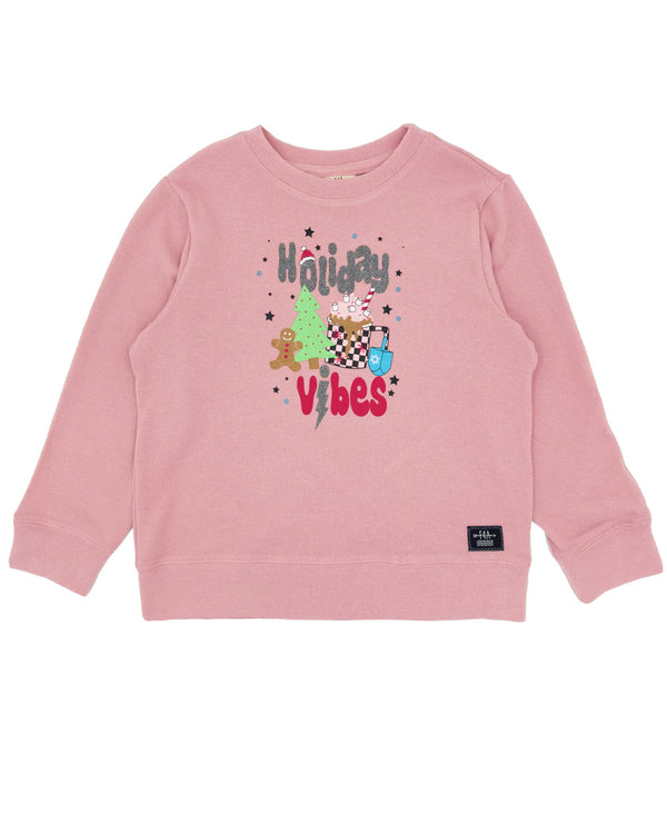 Holiday Vibes Hacci Pullover