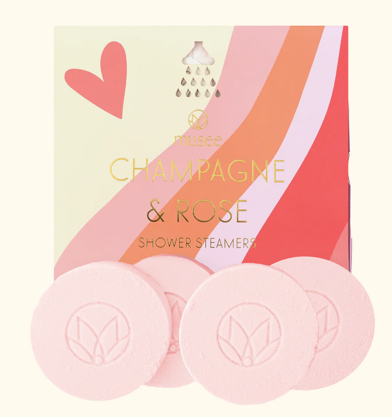 Champagne and Rose Shower Steamer - The Gray Dragon