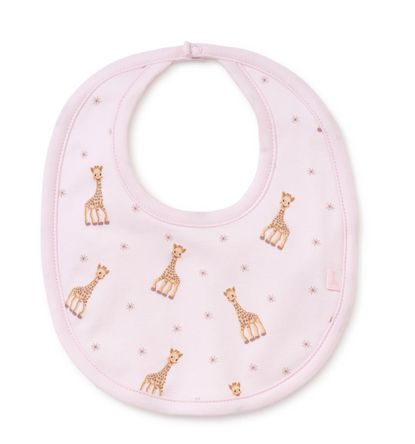 Sophie La Girafe Print Bib - The Gray Dragon