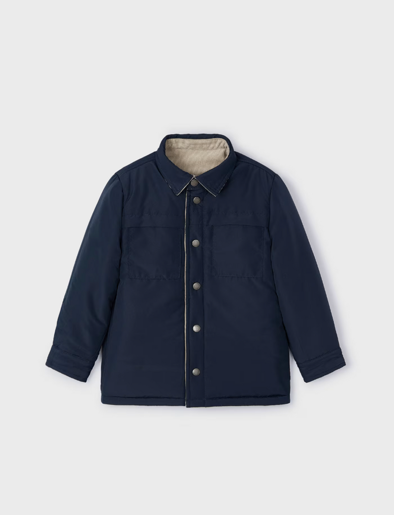 Reversible Blue Black OverShirt