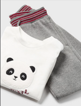 Baby 3 Piece Panda Tracksuit Set