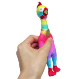 Tie-Dye Mini Rubber Chicken