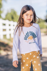 Best Coast Long Sleeve Crop Tee