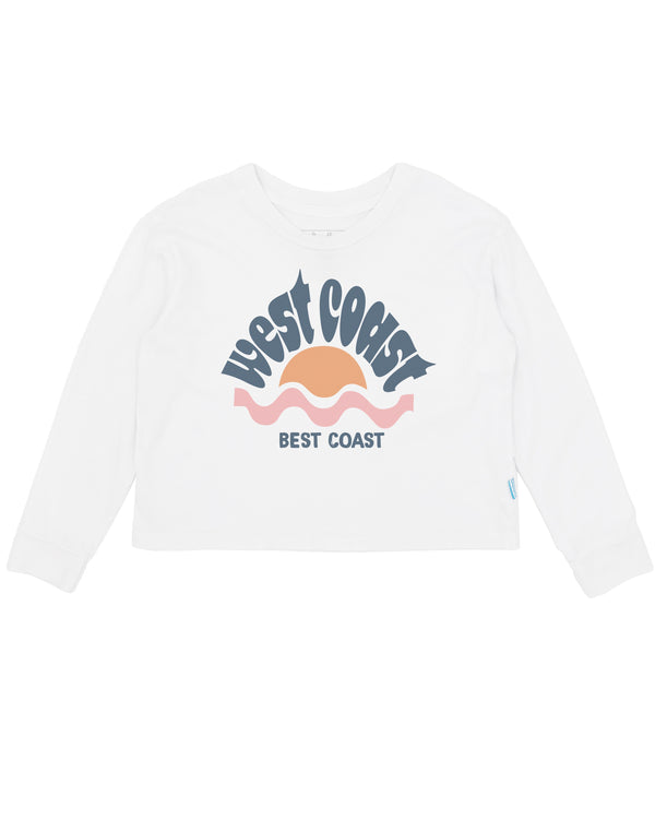 Best Coast Long Sleeve Crop Tee