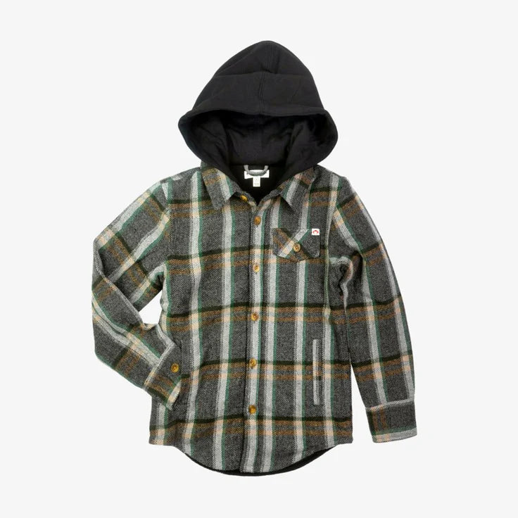 Glen Hooded Shirt