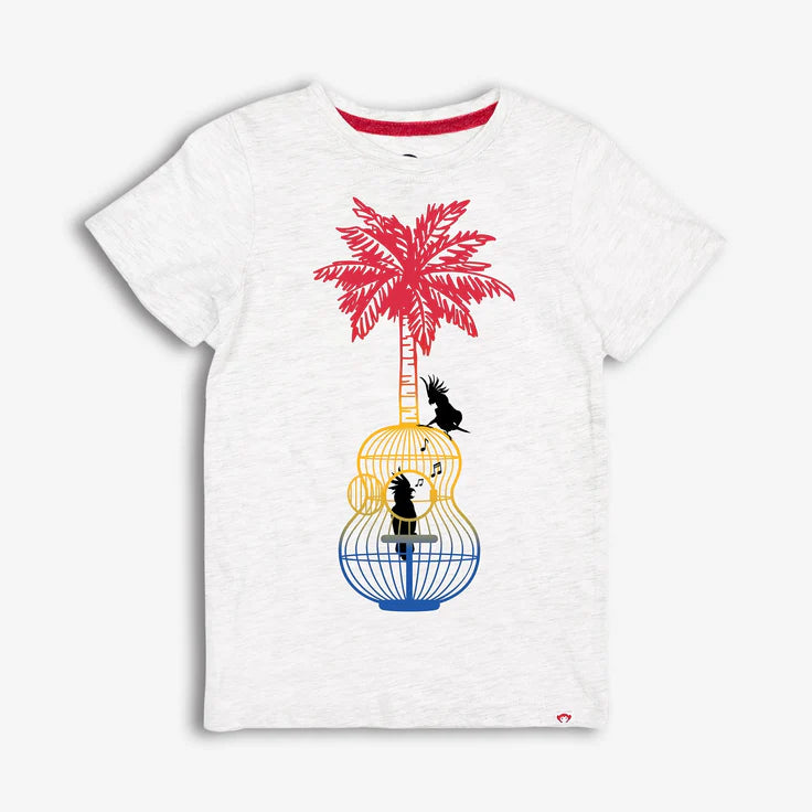 Graphic Short Sleeve Tee - Song Birds