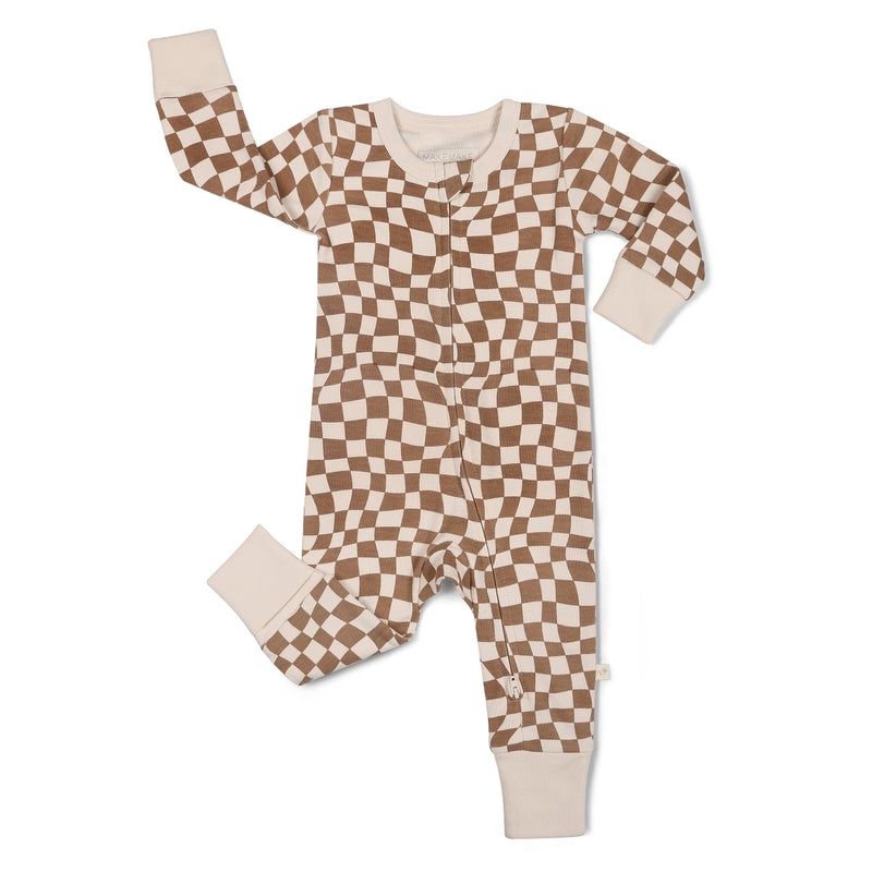 Organic 2-Way Groovy Zip Romper