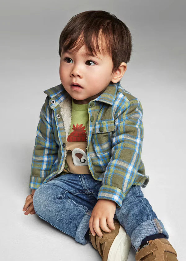 Baby Boy Sherpa Lined Shirt