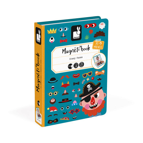 Magnetic Book - Boy's Crazy Faces - The Gray Dragon