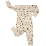 Organic Bunny Hop Button Romper