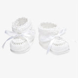 Crochet Bootie (White) - The Gray Dragon