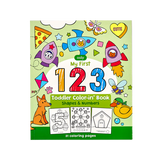 Shapes & Numbers Toddler Color-in Book - The Gray Dragon