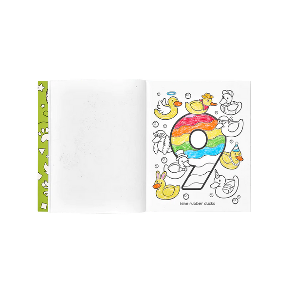 Shapes & Numbers Toddler Color-in Book - The Gray Dragon