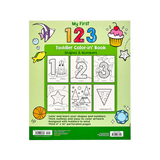 Shapes & Numbers Toddler Color-in Book - The Gray Dragon