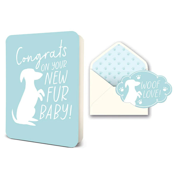 Congrats On Your Fur Baby Greeting Card