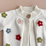 Cotton Flower Cardigan (Multi)