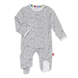 Baa Baa Baby Modal Footie - The Gray Dragon