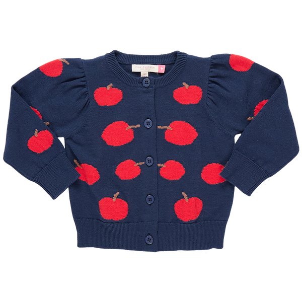 Girls Constance Sweater - Apples