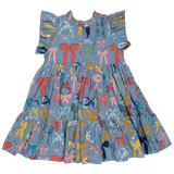 Girls Jennifer Dress - Bows on Bows