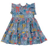 Girls Jennifer Dress - Bows on Bows