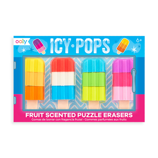 Icy Pops Scented Puzzle Erasers - The Gray Dragon