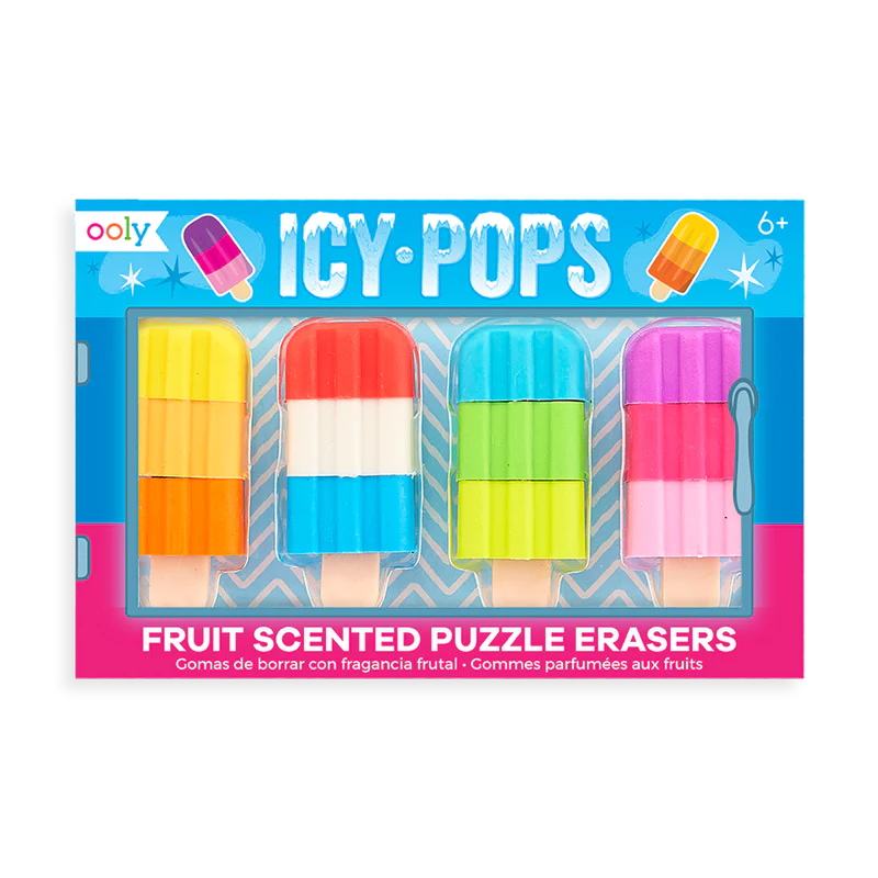 Icy Pops Scented Puzzle Erasers - The Gray Dragon