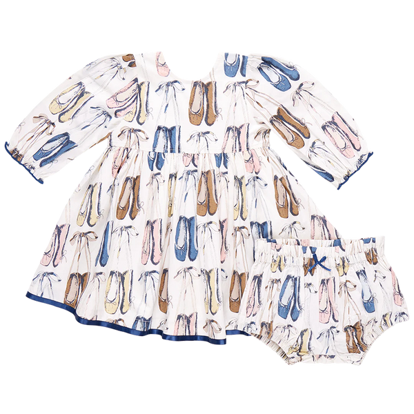 Ballet Slippers - Baby Girl Amma Dress