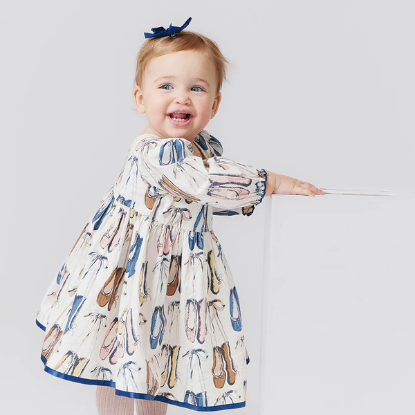 Ballet Slippers - Baby Girl Amma Dress