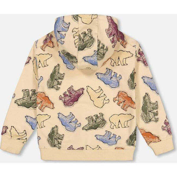 Printed Bear Hoodie