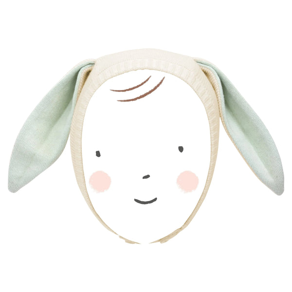 Mint Bunny Baby Bonnet