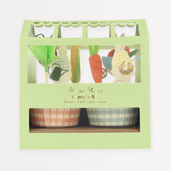 Bunny Greenhouse Cupcake Kit