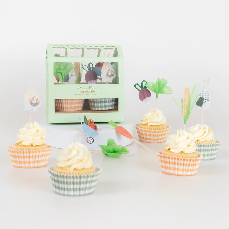 Bunny Greenhouse Cupcake Kit