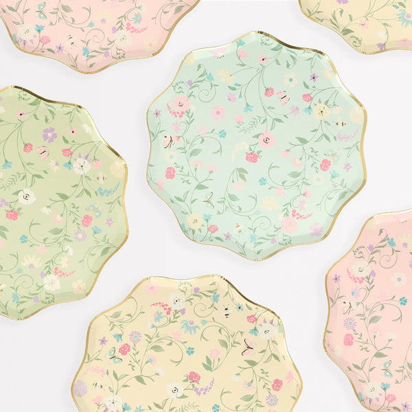 Laduree Paris Floral Side Plates