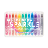 Rainbow Sparkle Metallic Watercolor Gel Crayons - The Gray Dragon