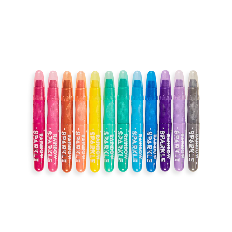 Rainbow Sparkle Metallic Watercolor Gel Crayons - The Gray Dragon