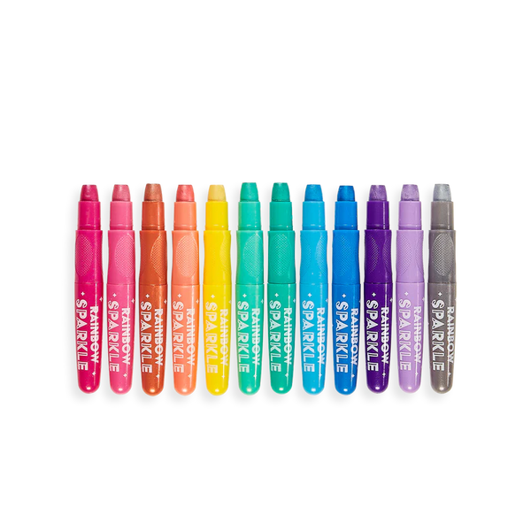 Rainbow Sparkle Metallic Watercolor Gel Crayons - The Gray Dragon