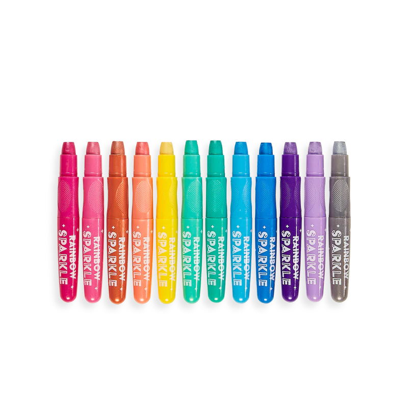 Rainbow Sparkle Metallic Watercolor Gel Crayons - The Gray Dragon