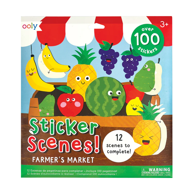 Sticker Scenes - Farmers Market - The Gray Dragon