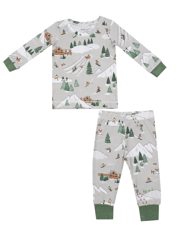 Winter Fun Skiers - Long Sleeve Loungewear Set