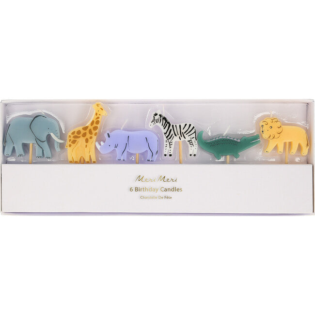 Mini Safari Animal Candles