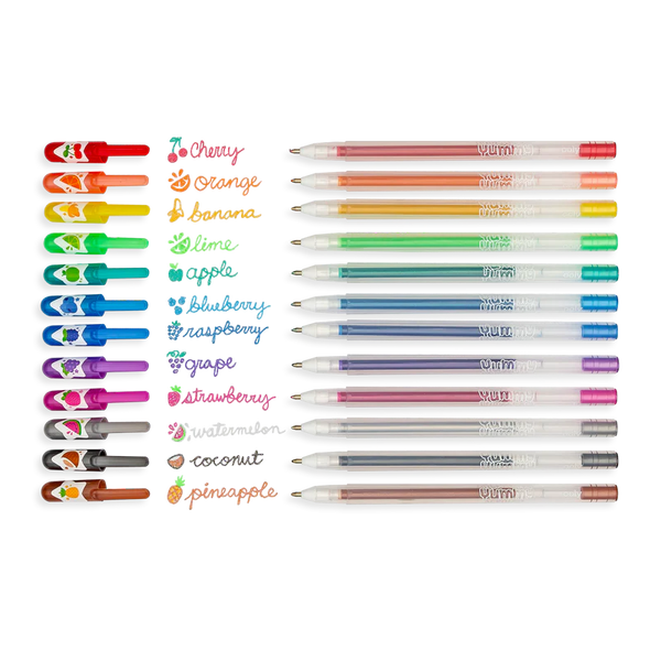 Yummy Yummy Scented Colored Glitter Gel Pens - The Gray Dragon