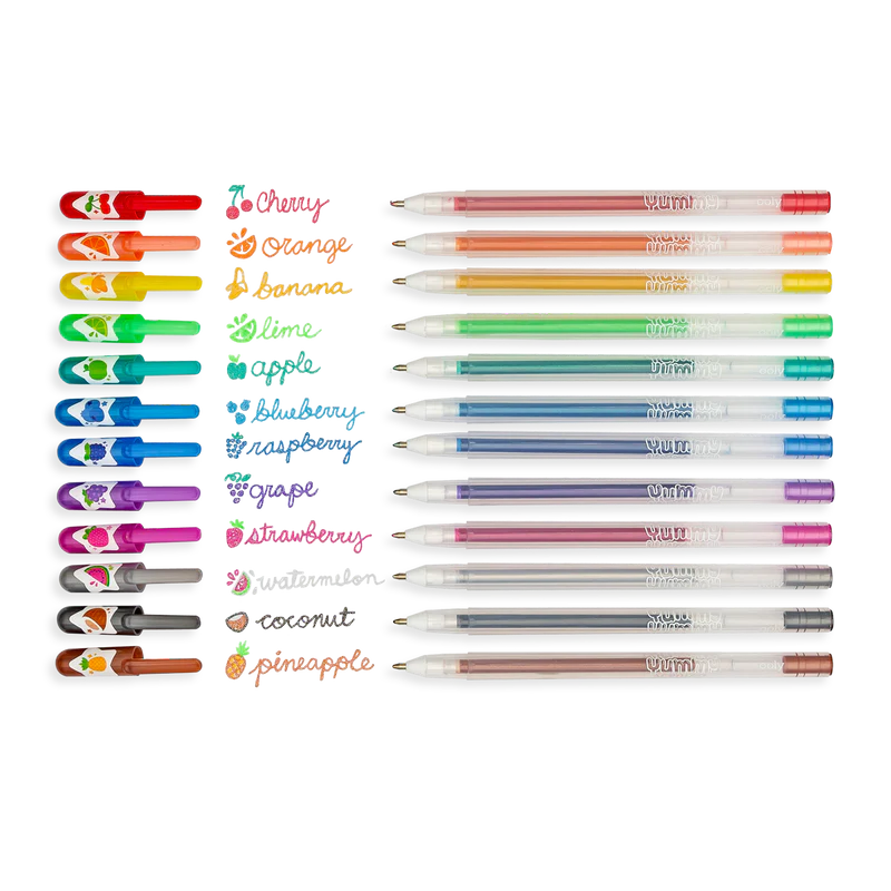 Yummy Yummy Scented Colored Glitter Gel Pens - The Gray Dragon