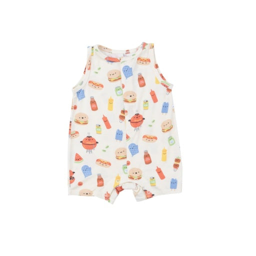 Shortie Romper - BBQ