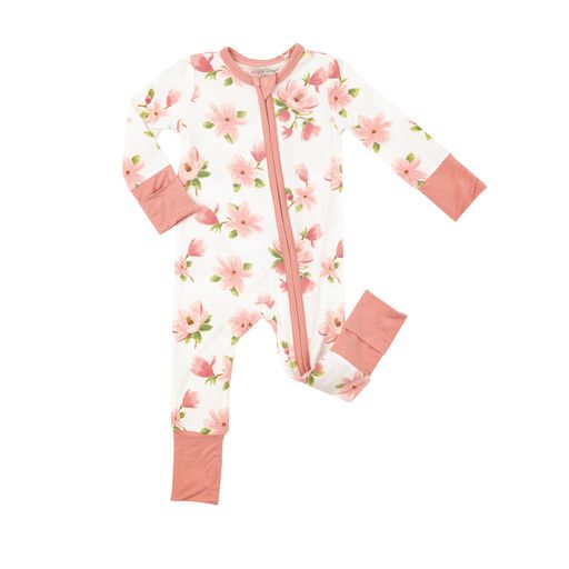 2 Way Zipper Romper - Sweet Magnolia