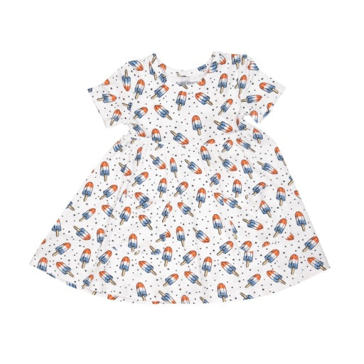 Twirly Short Sleeve Dress - Astropops