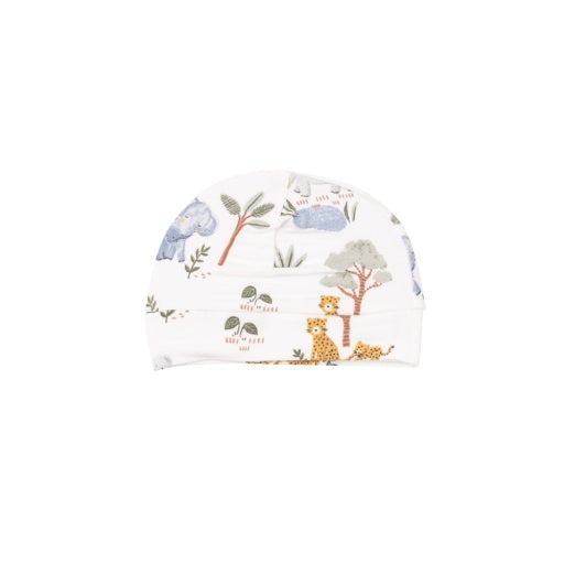 Beanie Hat - Painted Safari Animals