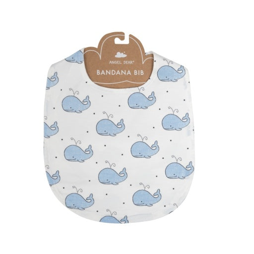 Feeding Bib - Bubbly Whales Blue